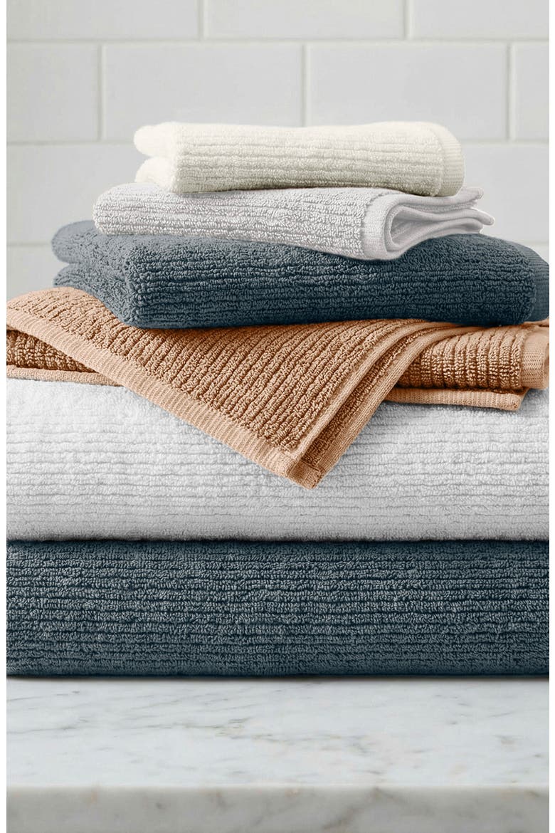 6-Piece Turkish Cotton Towel Set, Alternate, color, WHITE