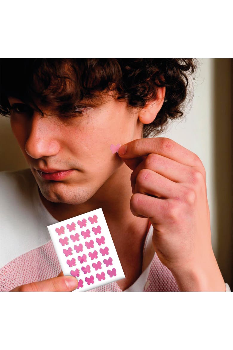 Butterfly Hydrocolloid Pimple Patches, Alternate, color, Multicolor
