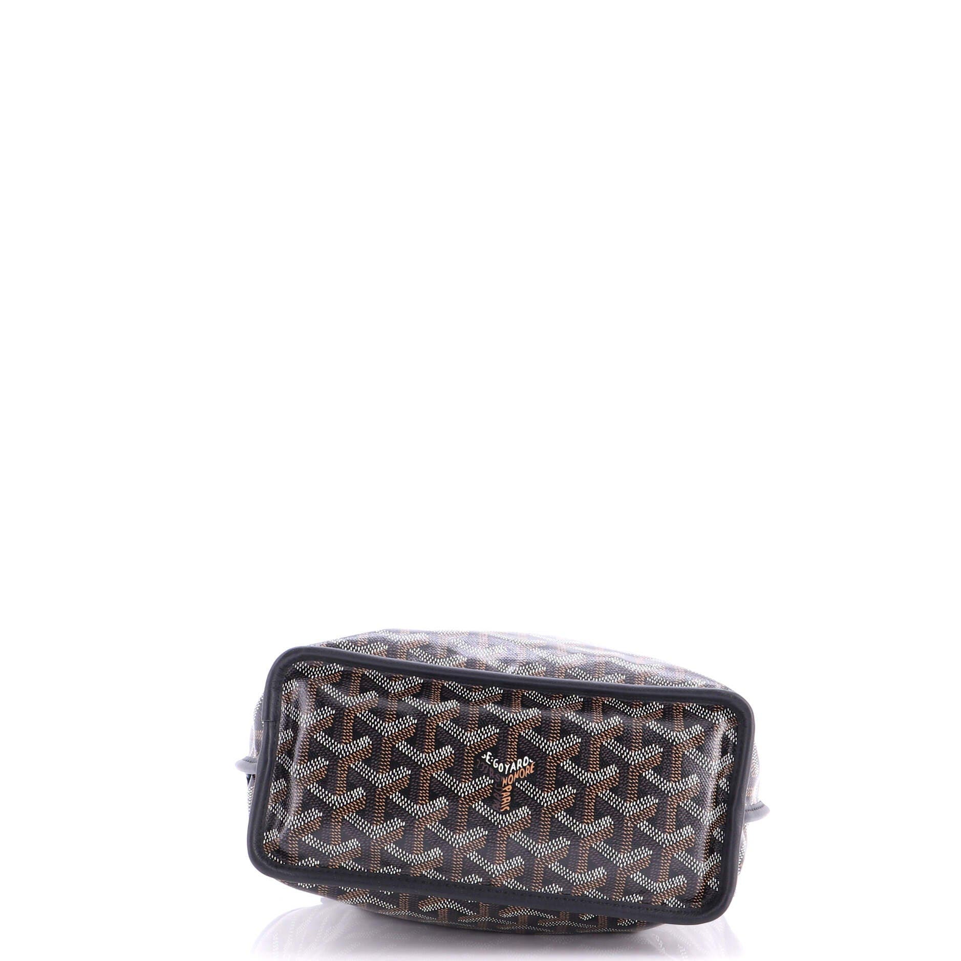 Pre-Owned Goyard Anjou Reversible Tote Coated Canvas Mini, Alternate, color, Blue