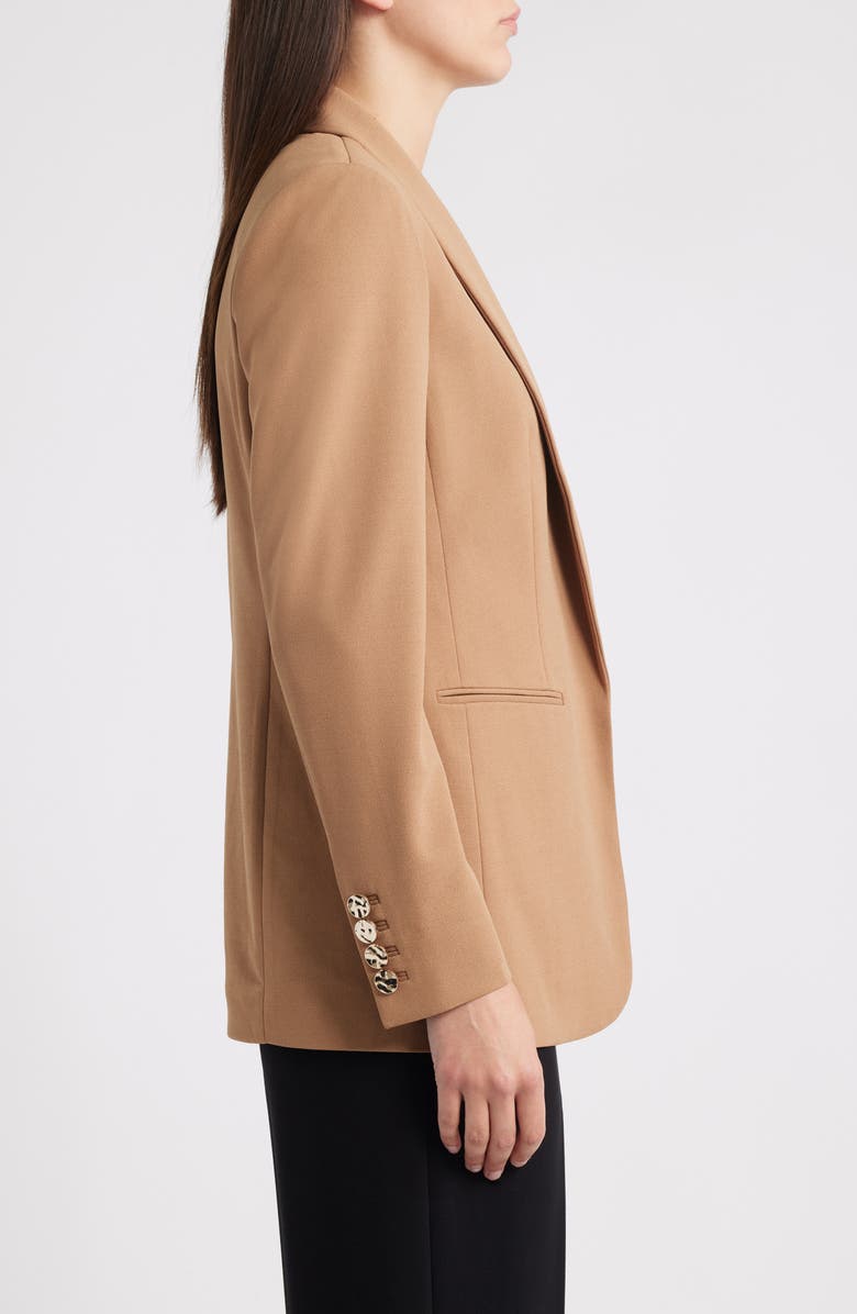 Anne Klein Shawl Collar Blazer, Alternate, color, Vicuna