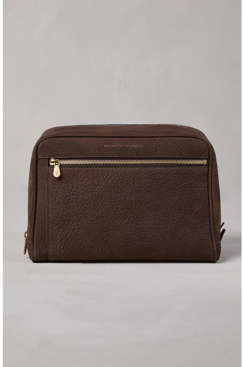 Beauty case, Alternate, color, Brown