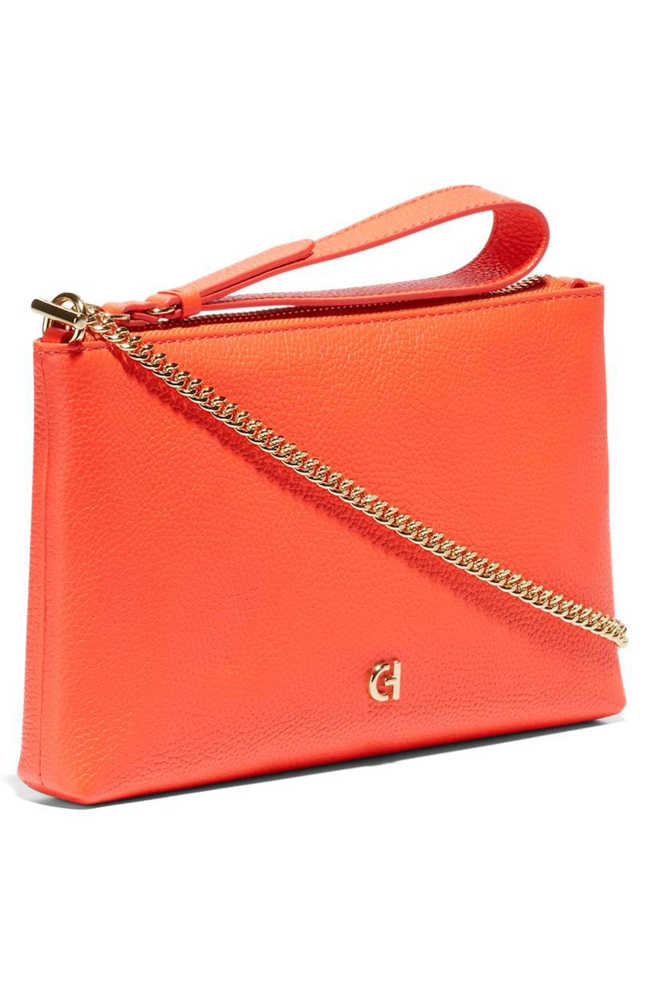 Cole Haan Essential Leather Wristlet, Alternate, color, 