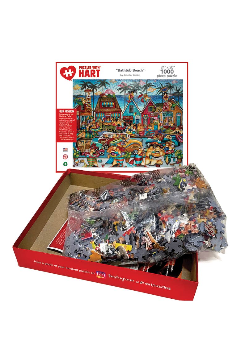 Bathtub Beach by Jennifer Garant, 24 x 30 Inches, 1000 Piece Puzzle, Alternate, color, Multicolored