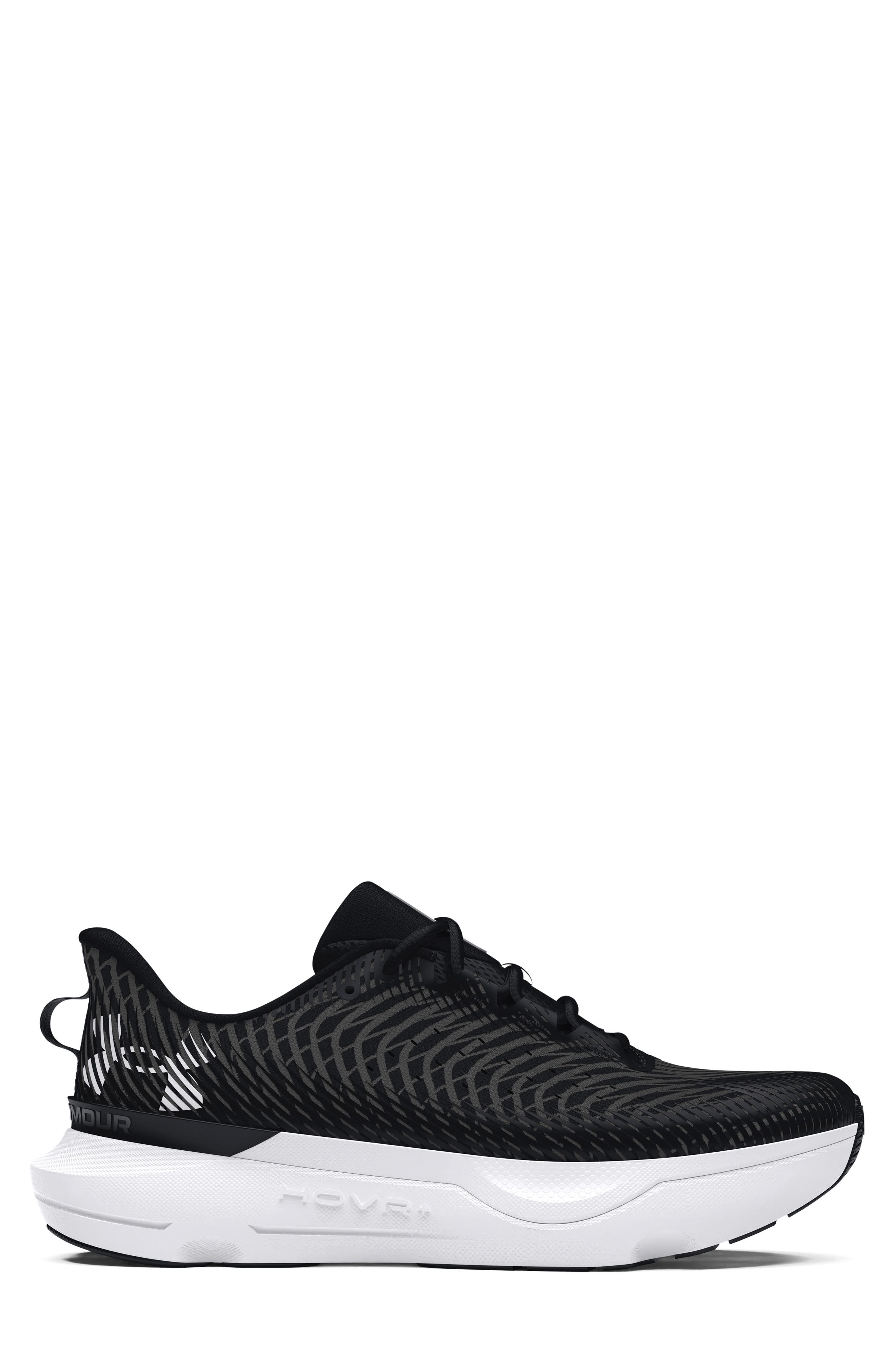 Under Armour Infinite Pro Sneaker, Alternate, color, Black/ White