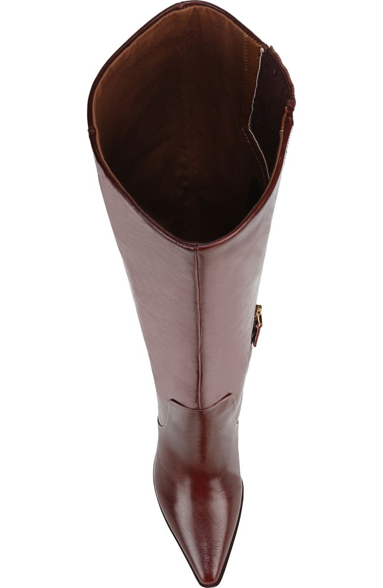 Franco Sarto Jaycen Knee High Boot, Alternate, color, Mahogany Red