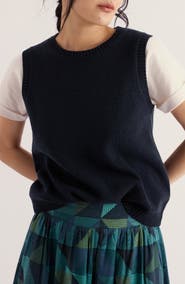Seasalt Cornwall East View Merino Blend Sweater Vest