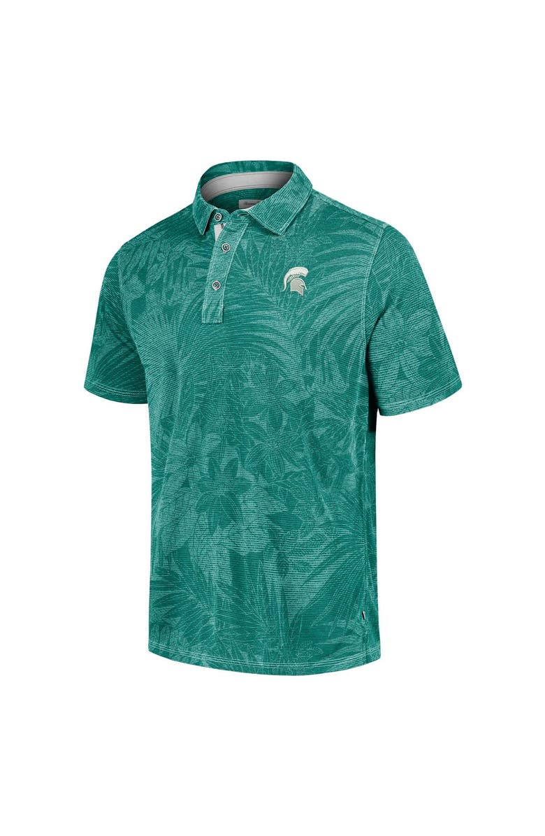 Tommy Bahama Men's Tommy Bahama  Green Michigan State Spartans Sport Santiago Paradise Polo, Alternate, color, 