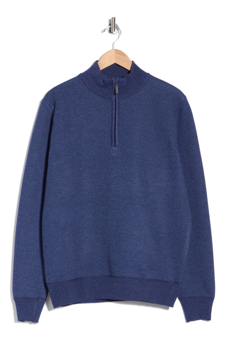 Quarter Zip Sweater, Alternate, color, OLD NAVY
