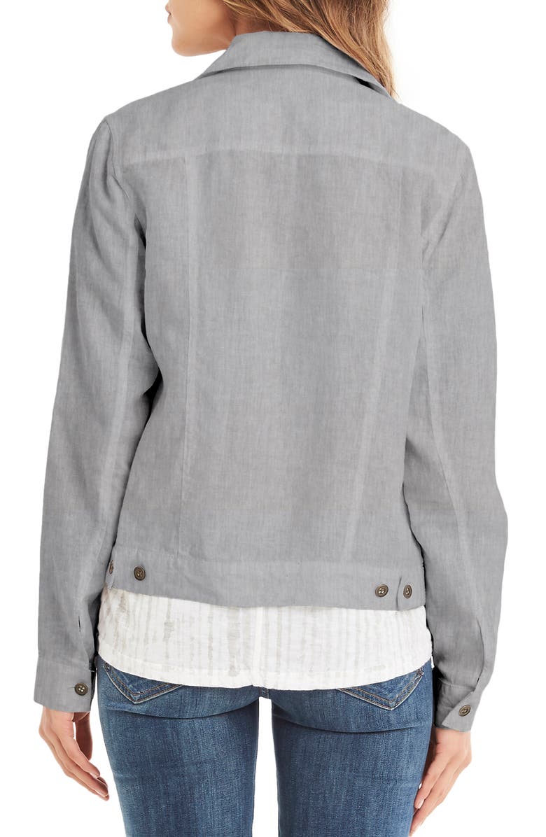Michael Stars Linen Denim Jacket, Alternate, color, 