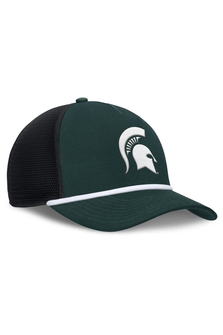 Men's Nike Green Michigan State Spartans Rise Primetime Trucker Adjustable Hat, Alternate, color, Green