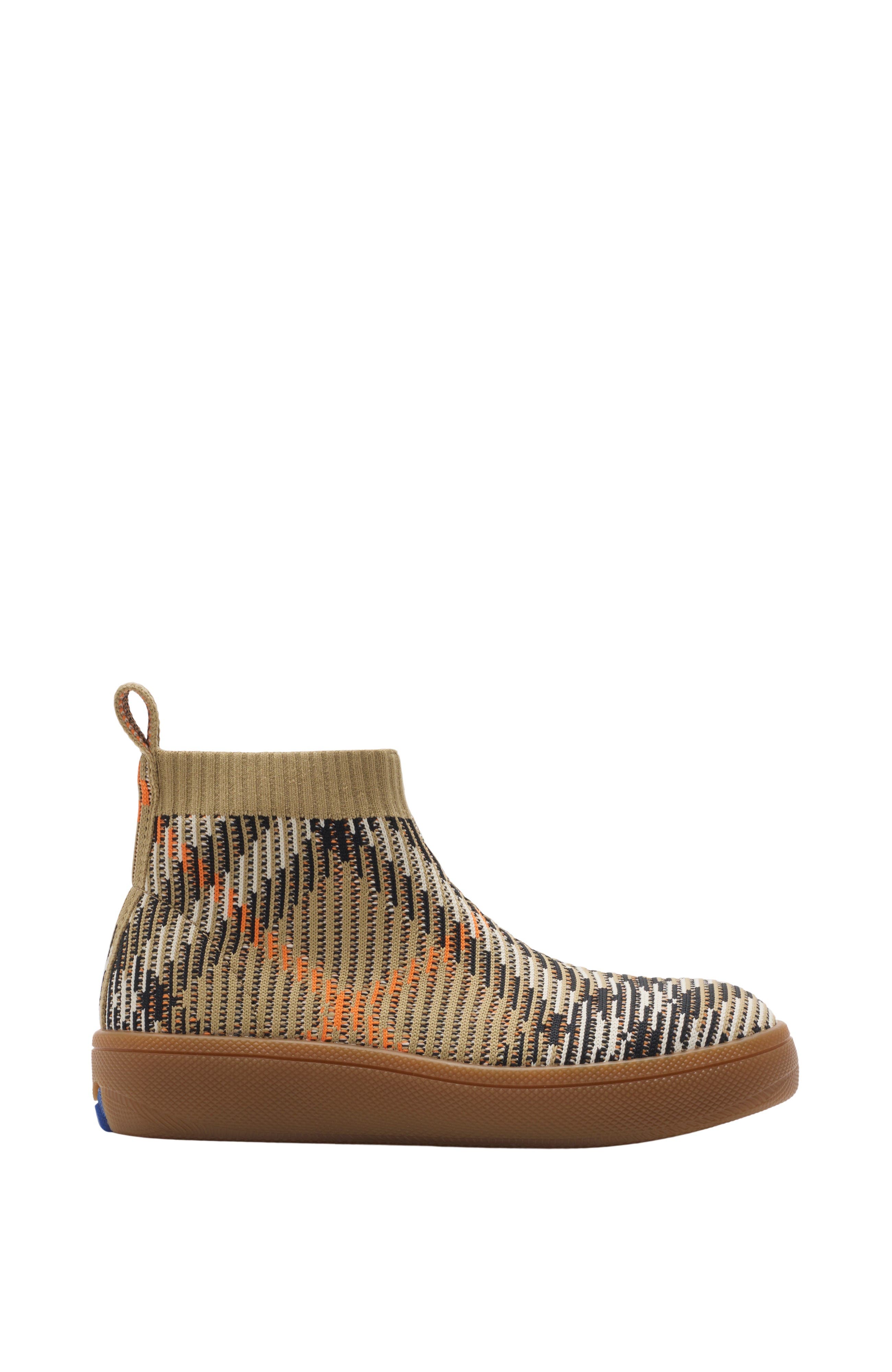 Burberry Check Sock Sneakers, Main, color, Sand