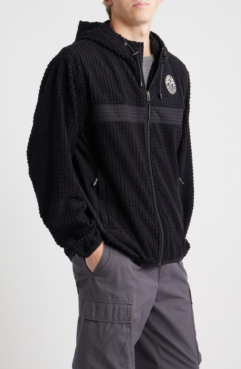 DARK SEAS Advanced Zip-Up Hoodie, Alternate, color, Black