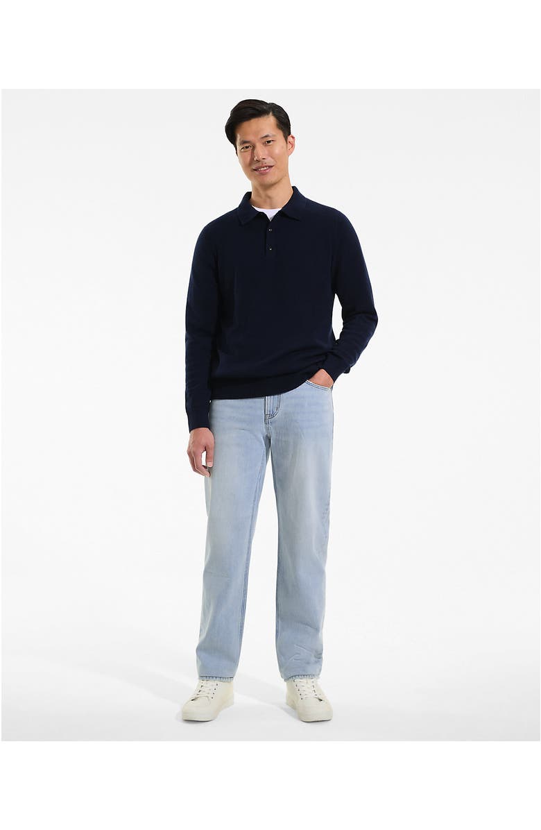 Lands' End Rigid Comfort Waist Classic Fit Jean, Alternate, color, Light Northshore Wash