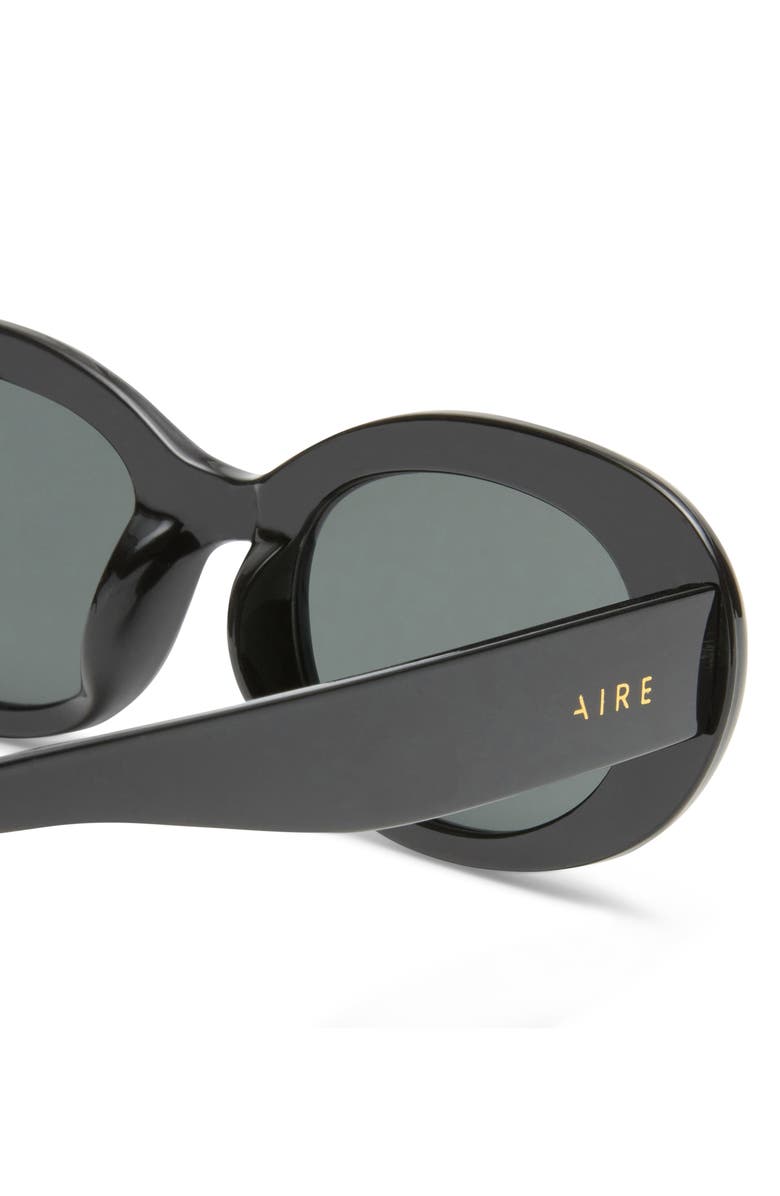 AIRE Epsilon 50mm Small Oval Sunglasses, Alternate, color, 