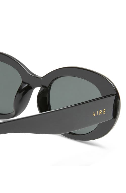 AIRE AIRE EPSILON 50MM SMALL OVAL SUNGLASSES