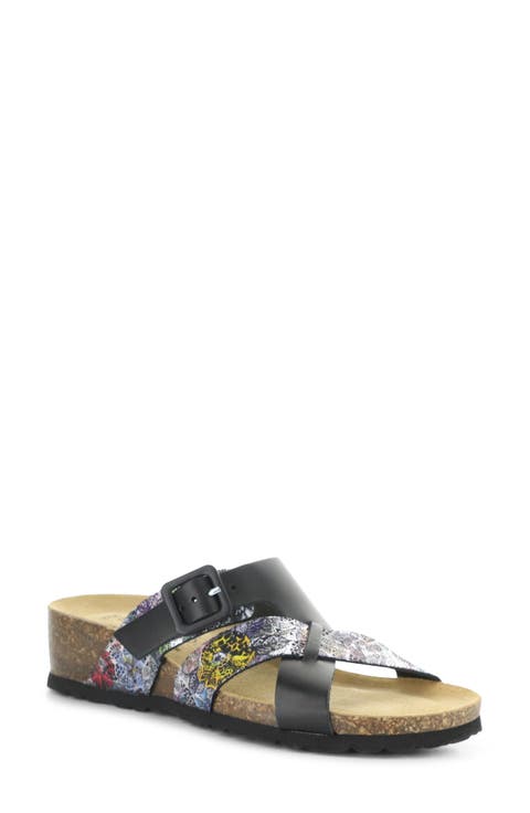 Lina Wedge Slide Sandal (Women)