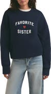 Favorite Daughter Favorite Sister Heart Logo Sweatshirt
