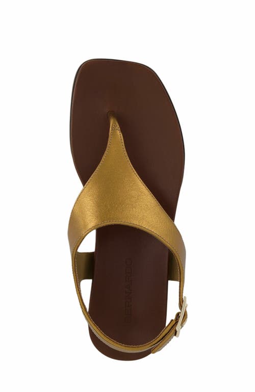Bernardo Footwear Concord Demi-wedge Sandal In Brown