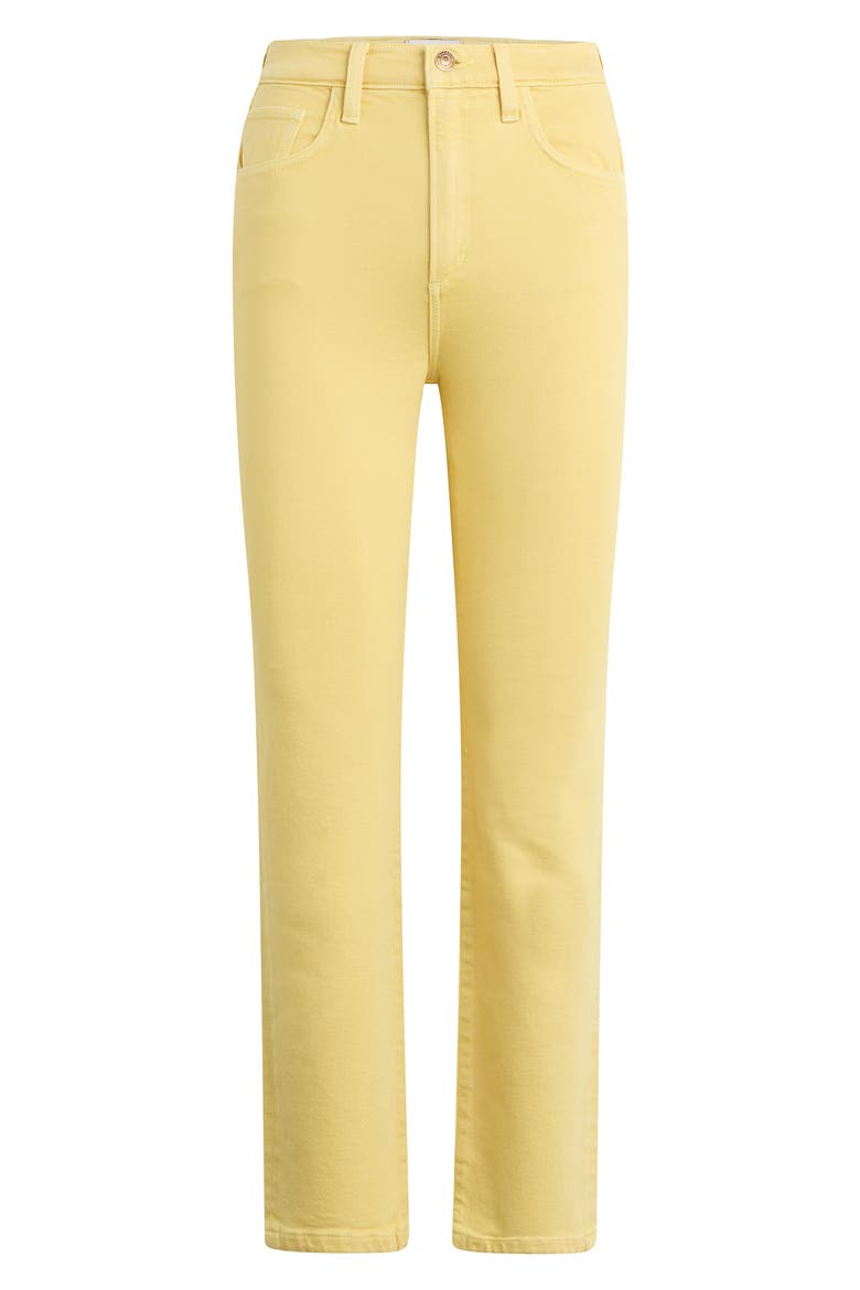 The Valentina Super High Waist Straight Leg Jeans, Alternate, color, GOLDEN