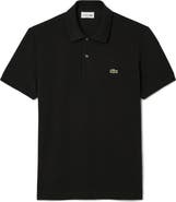 Lacoste Essentials Classic Fit Cotton Blend Piqué Polo
