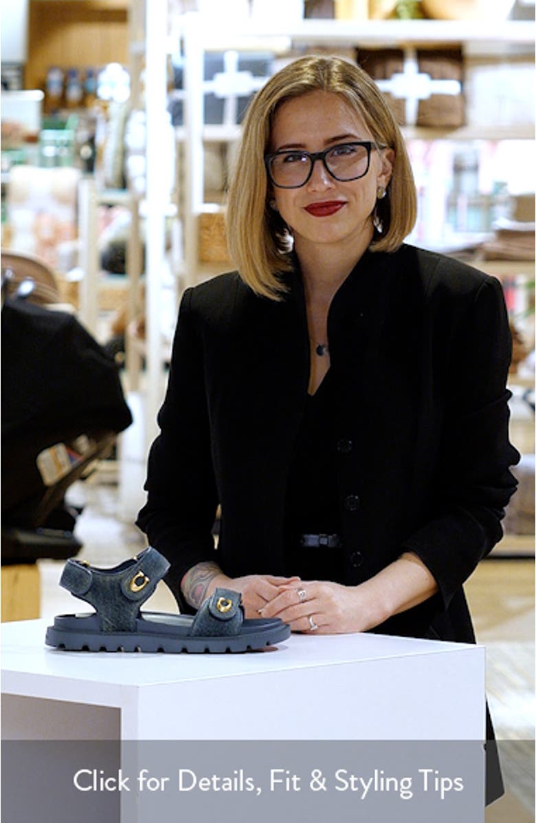 Brynn Loved Denim Sandal, sales video thumbnail