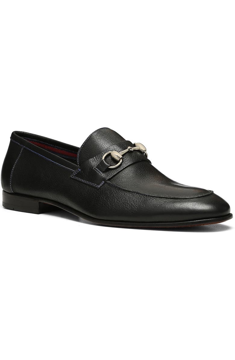 Donald Pliner Ted Bit Loafer, Main, color, Black