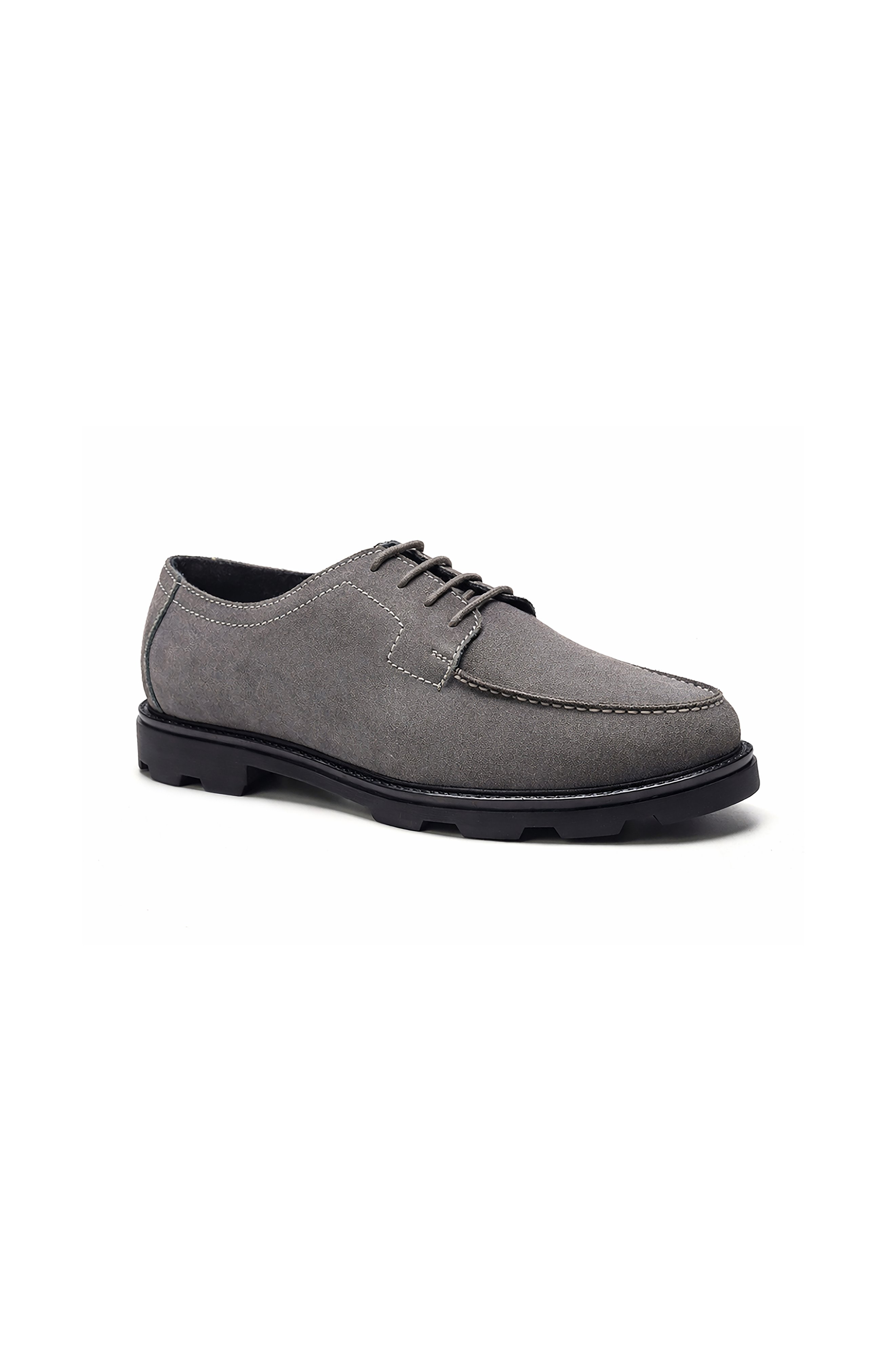 A. Veer Dalton Moc Derby, Main, color, Grey Leather