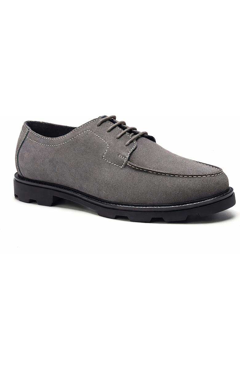 A. Veer Dalton Moc Derby, Main, color, Grey Leather