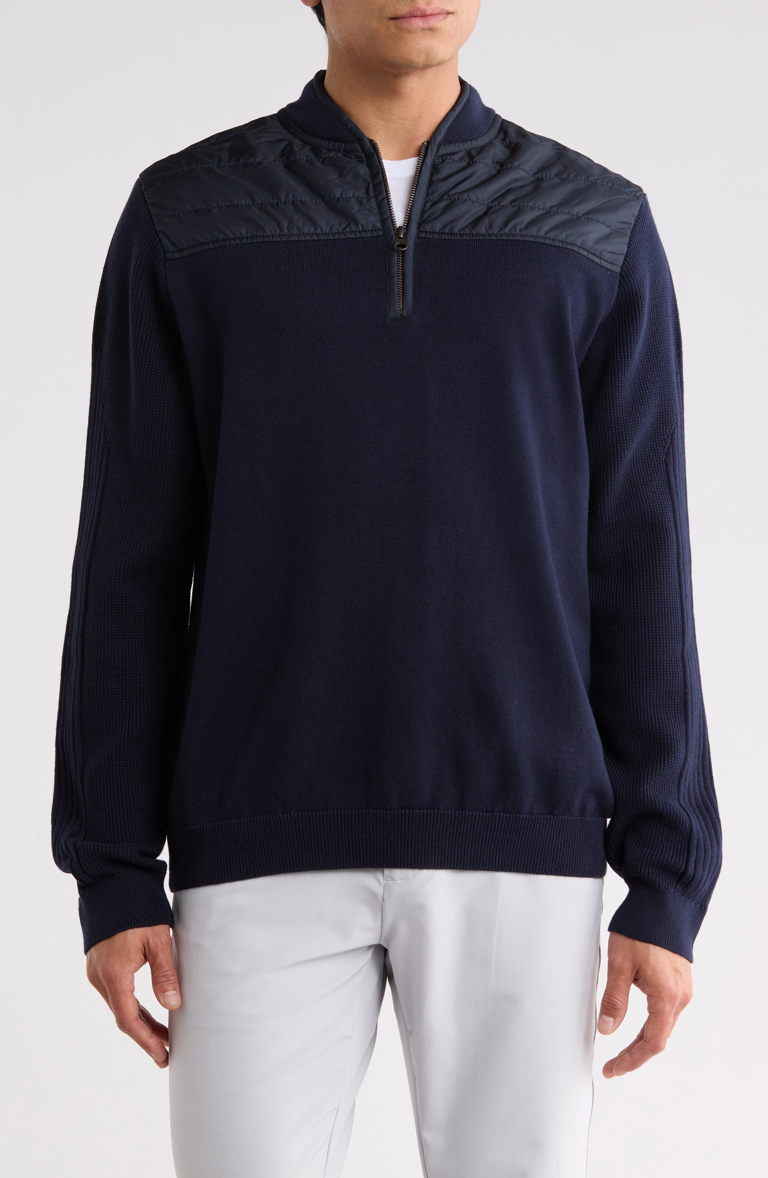Mixed Media Pullover
