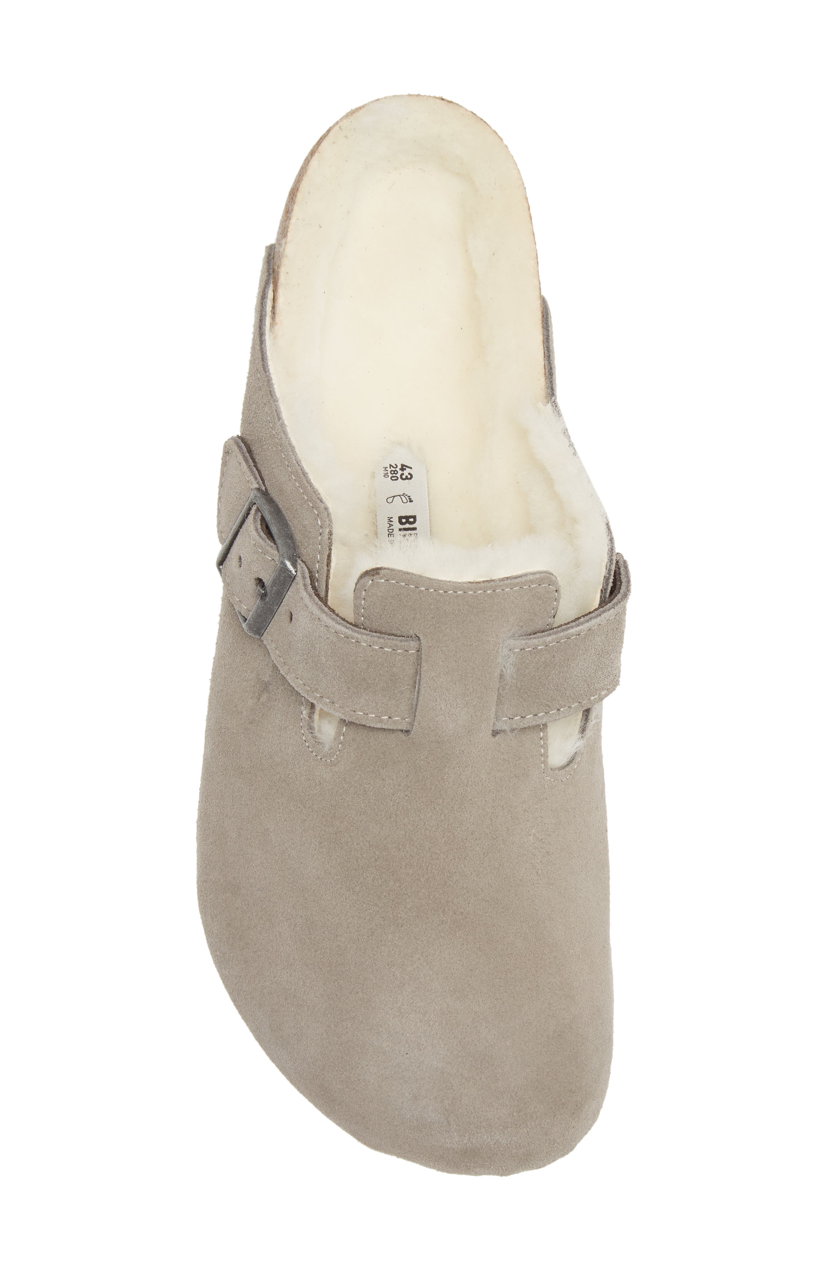 Birkenstock Boston Genuine Shearling Lined Clog, Alternate, color, 