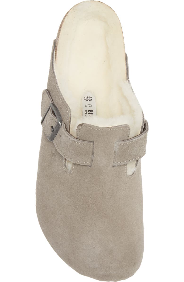 Birkenstock Boston Genuine Shearling Lined Clog, Alternate, color,