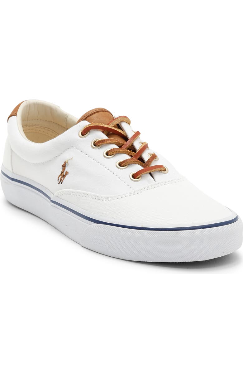 Ralph Lauren Keaton Pony Sneaker, Main, color, White Multi