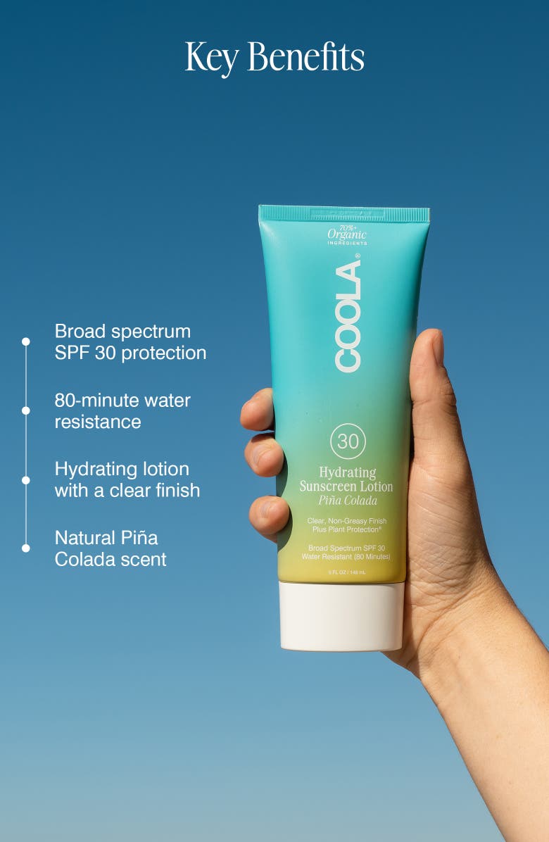 COOLA<sup>®</sup> Suncare Classic Body Sunscreen Piña Colada SPF 30, Alternate, color, 