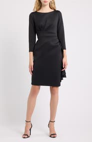 Anne Klein Draped Sheath Dress