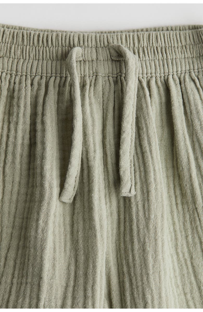 H&M Cotton Trousers, Alternate, color, Khaki Green