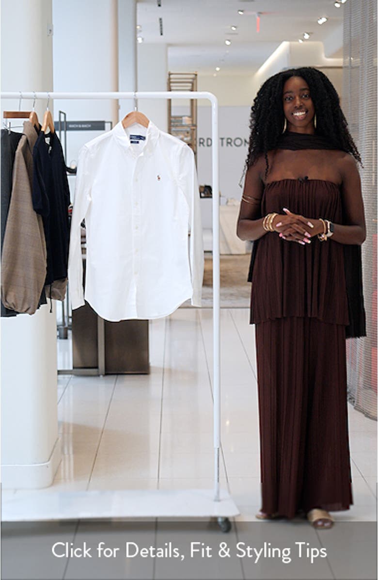 Slim Fit Stretch Oxford Shirt, sales video thumbnail