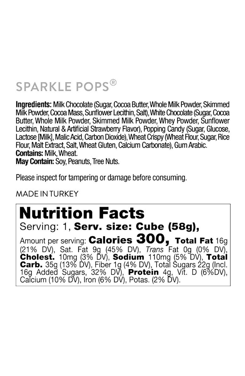 sugarfina Sparkle Pops Cats Set of 4 Candy Cubes, Alternate, color,