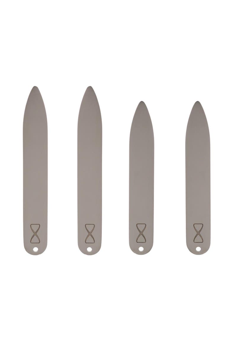 Sutton Stainless Steel Collar Stays, Alternate, color, Silver