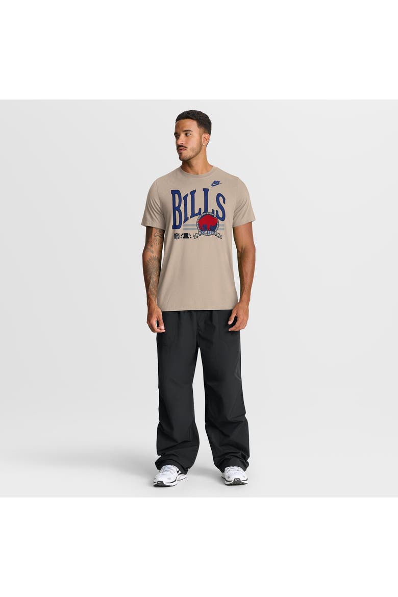 Men's Nike Sand Buffalo Bills Rewind Tri-Blend T-Shirt, Alternate, color, Sand