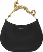 Lanvin Hobo Cat Leather Bag