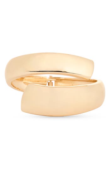 Nordstrom Rack Bypass Hinge Bracelet In Gold
