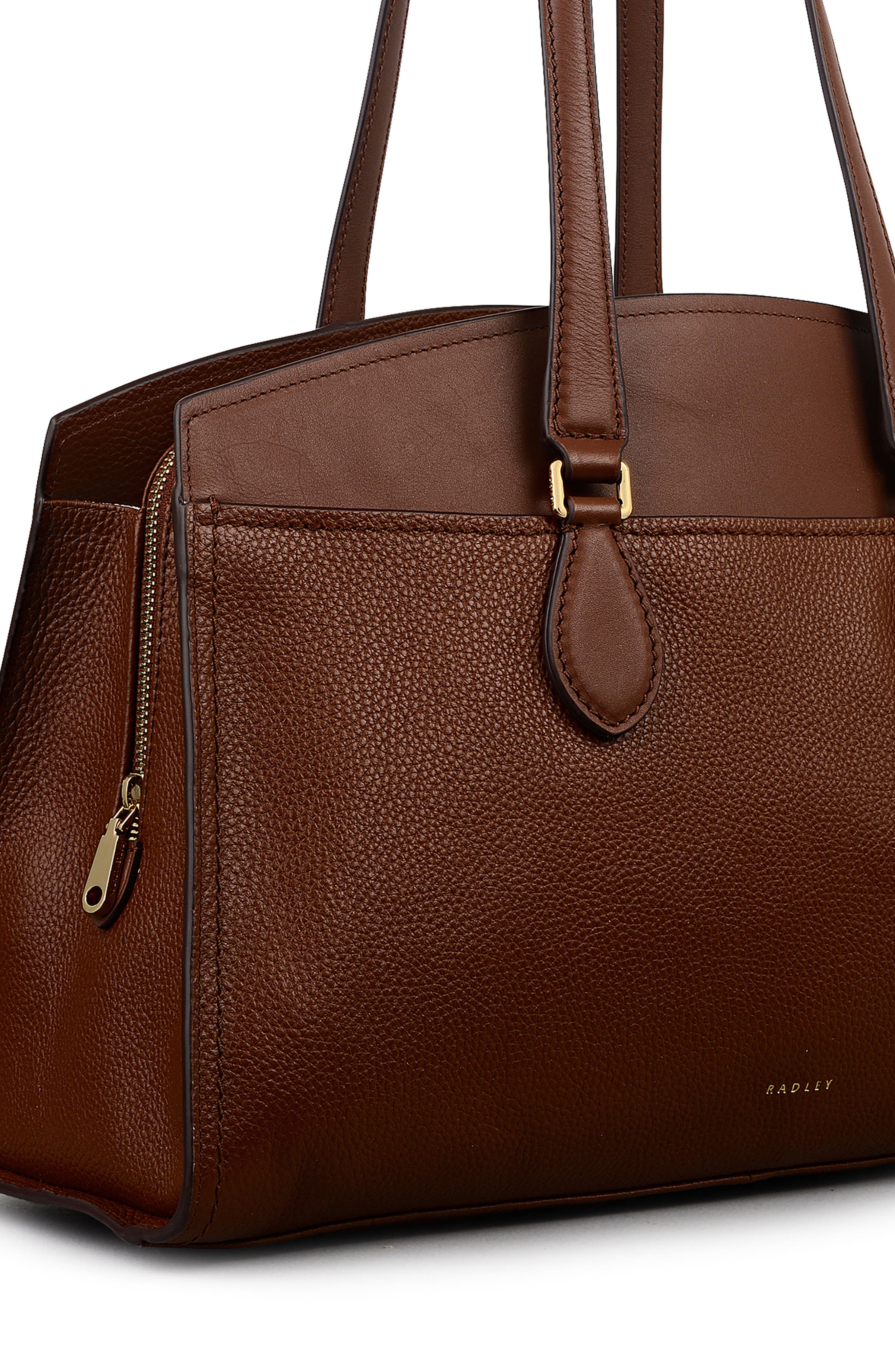 Radley Portland Way Large Laptop Tote, Alternate, color, Cherrywood