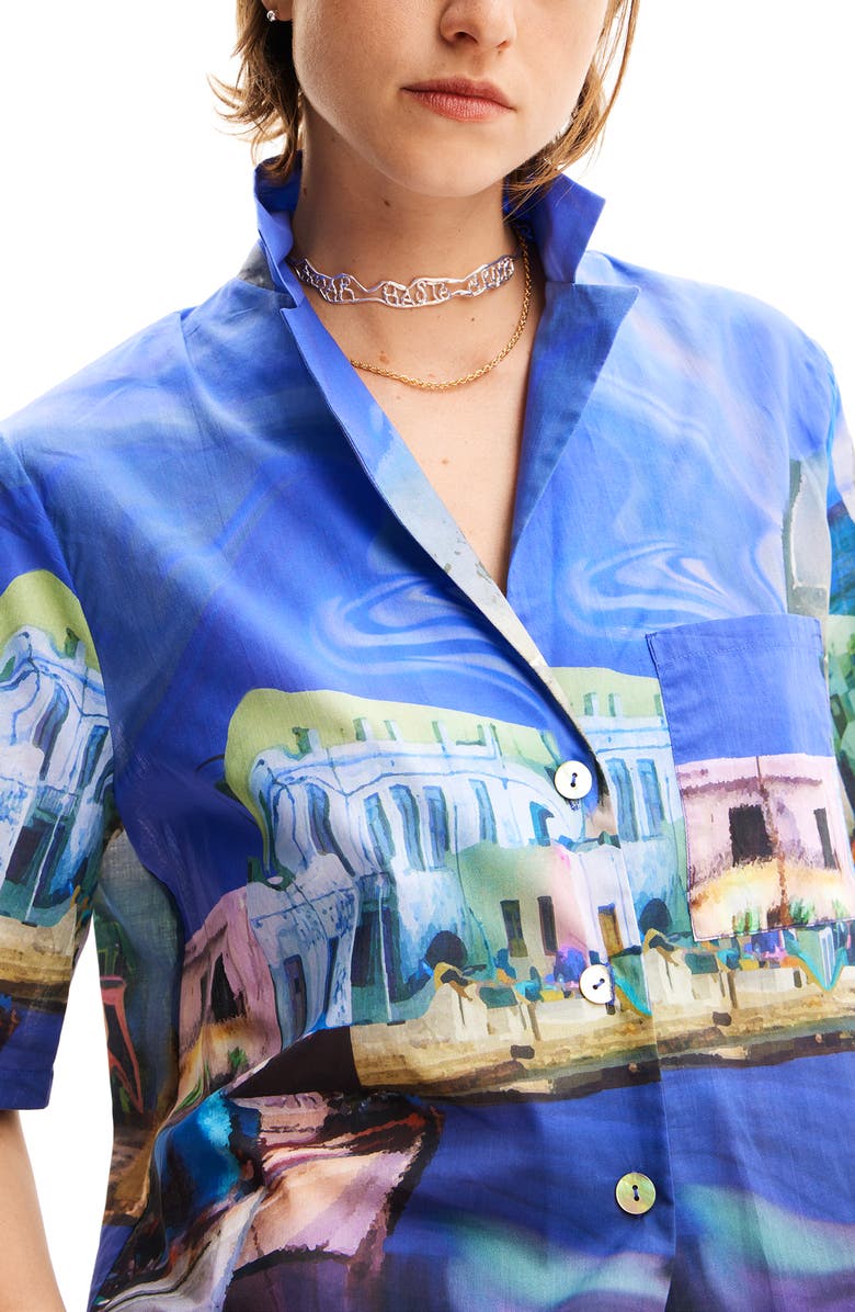 Desigual M. Christian Lacroix Resort Shirt, Alternate, color, 