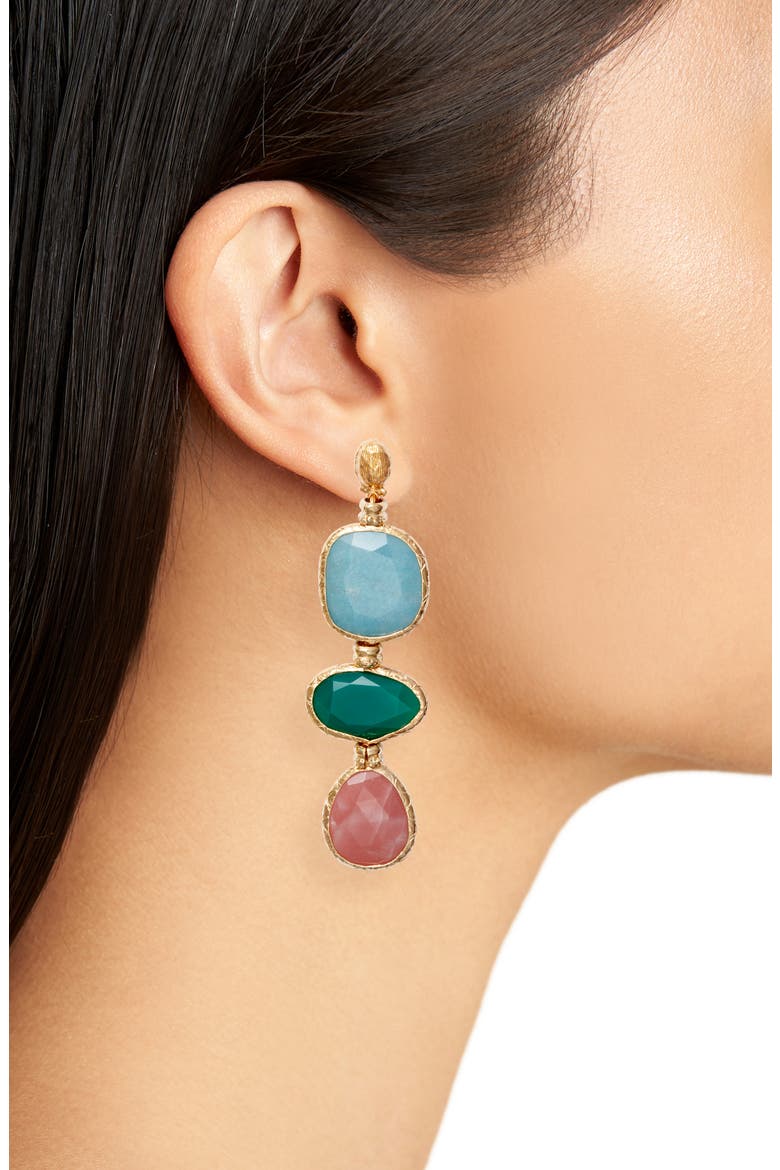 Silene Drop Earrings, Alternate, color, MULTI