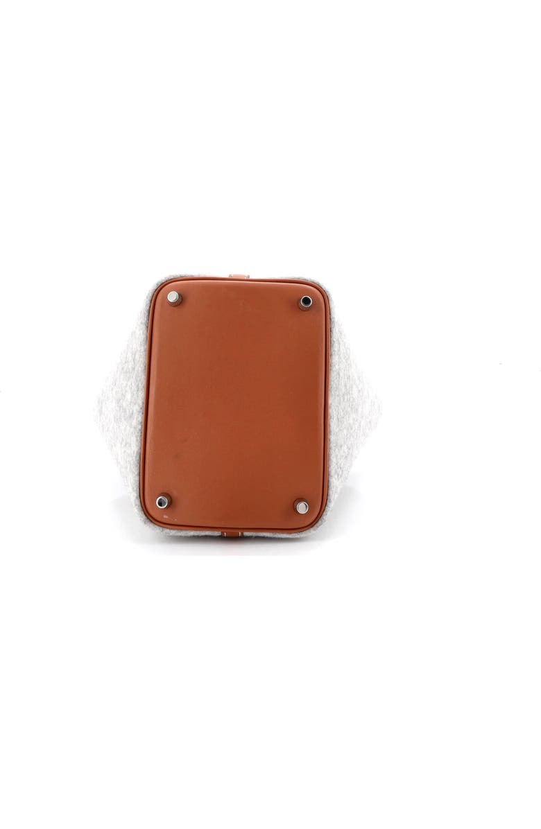 Pre-Owned Hermes Picotin Lock Bag Felt with Leather PM, Alternate, color, Gris Clair