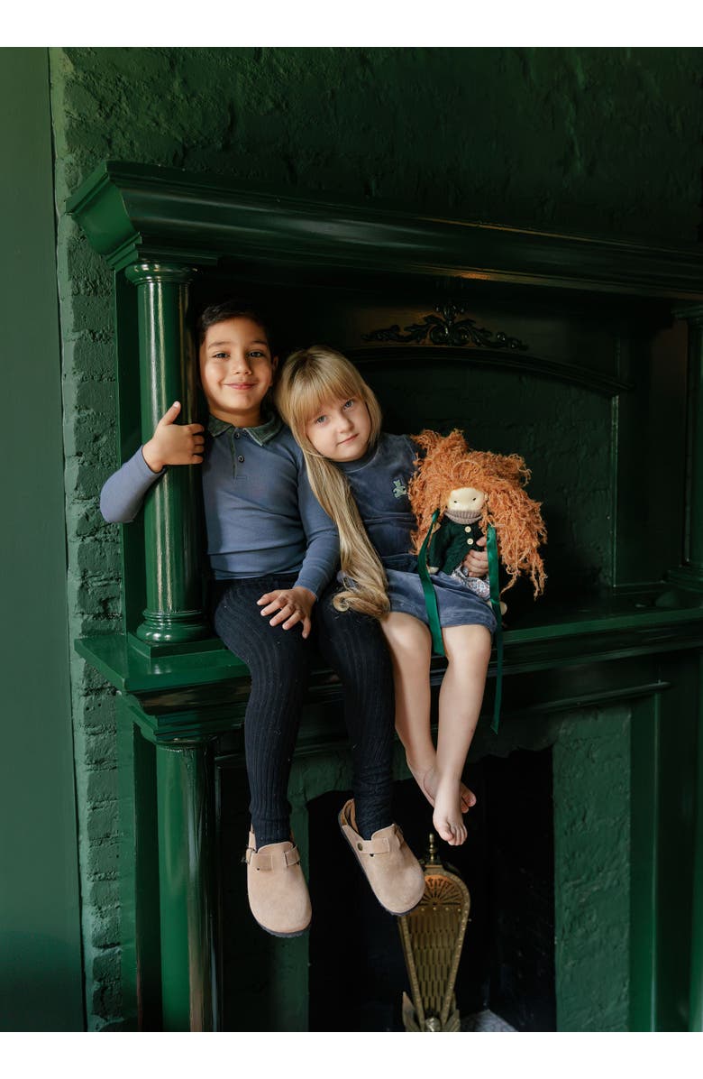 Ely's & Co. Velour Plaid Bear Collection - Polo, Alternate, color, Green