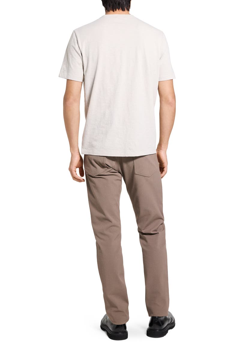 Essential in Cosmos Slub Cotton Tee, Alternate, color, SILVER CLOUD
