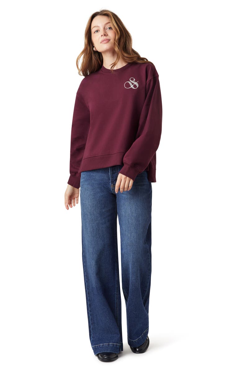 Logo Detail Cotton Sweatshirt