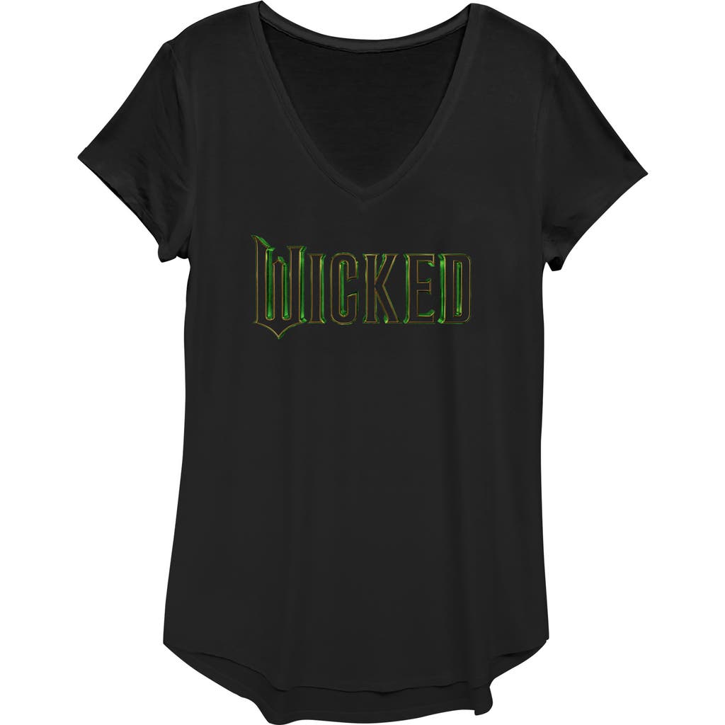 Wicked Official Logo Graphic T-shirt In Black