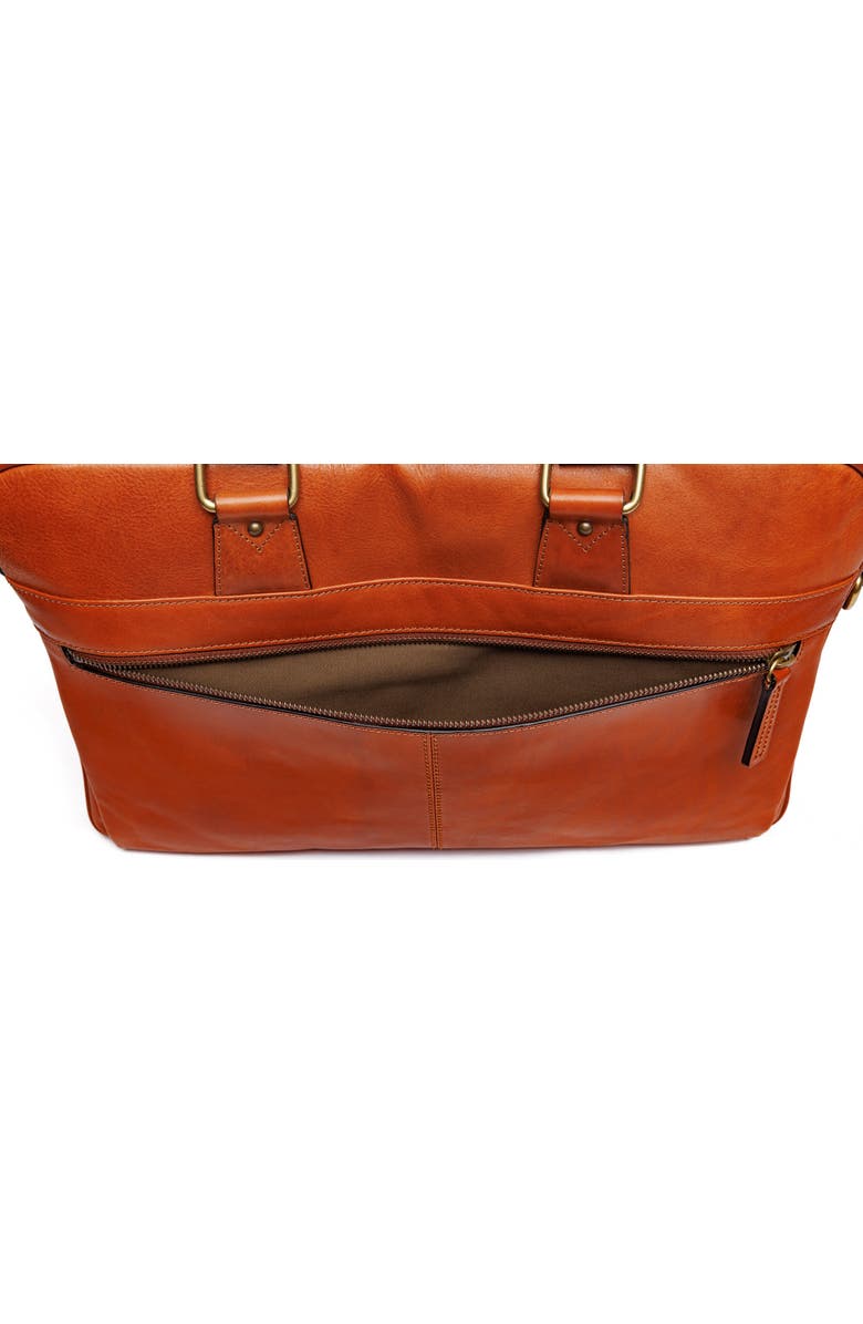 Bosca Italia Stringer Leather Briefcase, Alternate, color,